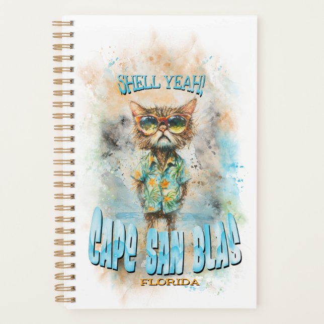 Agenda Gato de playa de Cape San Blas Florida (Anverso)
