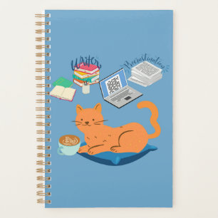 Agenda Gato del escritor de postergación
