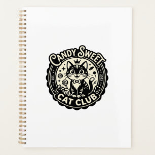 Agenda Gato Dulce Caramelo Gráfico Divertido - Gato Dulce