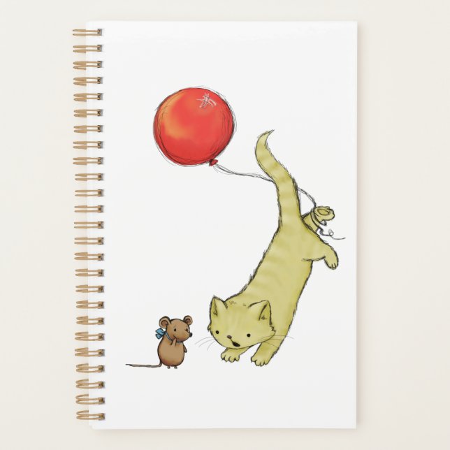 Agenda Gato en un globo (Anverso)