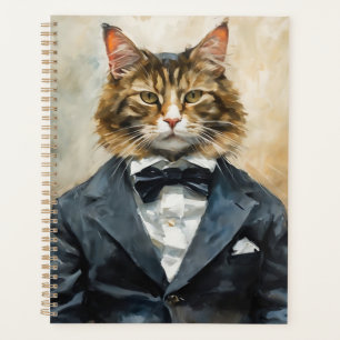 Agenda Gato en un traje