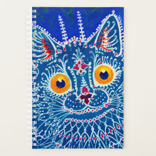 Agenda Gato gótico azul