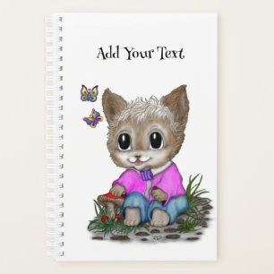 Agenda Gato Kitty y mariposa