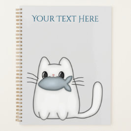 Agenda Gato lindo con pescado de premio