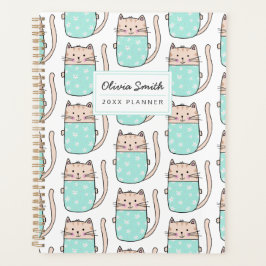 Agenda Gato lindo personalizado