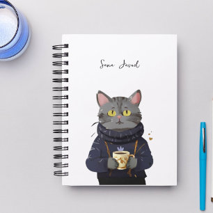 Agenda Gato lindo personalizado personalizado y acogedor