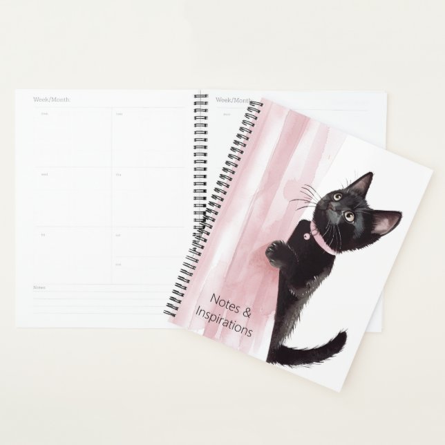 Agenda Gato Negro Cortina Rosa (Demostración)