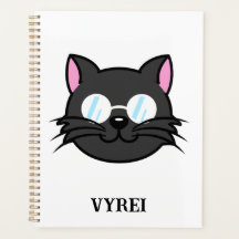 Gato oscuro Gato negro Gato Gris vestido con lente