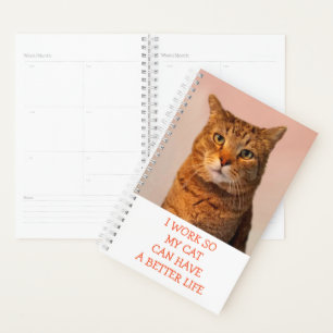 Agenda Gato Personalizado gracioso