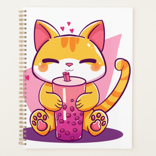 Agenda Gato Vintage Retro (Anverso)