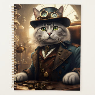 Agenda Gato y perro steampunk