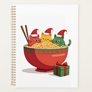 Agenda Gatos Anime Ramen Santa Navidad Xmas Niños Chicas 