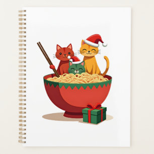 Agenda Gatos Anime Ramen Santa Navidad Xmas Niños Chicas 