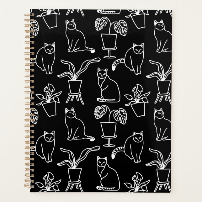 Agenda Gatos blancos en negro (Anverso)