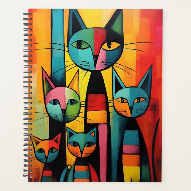 Agenda Gatos caprichosos (Anverso)