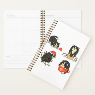 Agenda Gatos de Navidades bonitos y divertidos