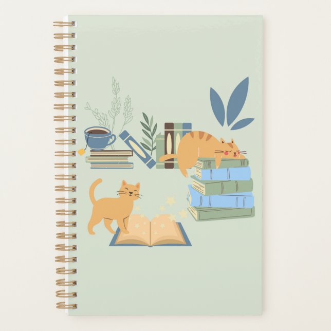 Agenda Gatos en libros (Anverso)