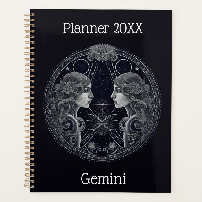 Agenda Gemini Zodiac (Anverso)