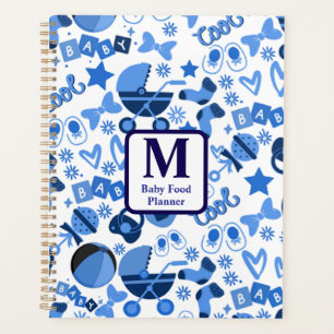 Agenda genial azul niño niño niño Nursery Patrón personal