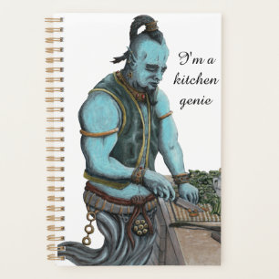 Agenda Genie Chef Cocinando Magic Dinner Fantasy Planner