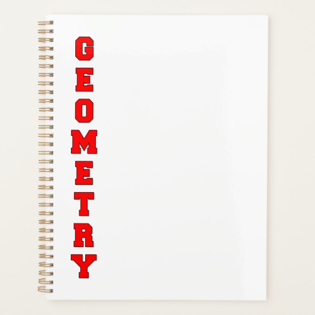 Agenda Geometría (Anverso)