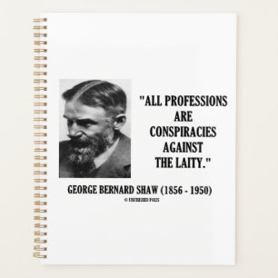 Agenda George B. Shaw Profesores Conspiracias Laity