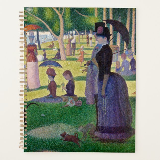Agenda Georges Seurat - Domingo en La Grande Jatte (Anverso)