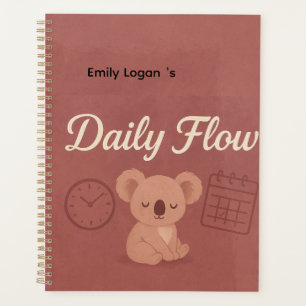 Agenda Gestión del Tiempo – Diario Cute Koala