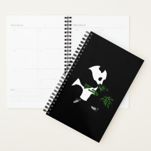 Agenda Giant Panda come Bamboo negro