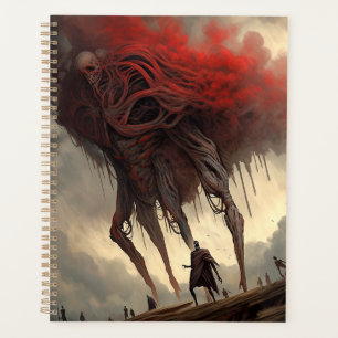 Agenda Gigante Alien Walking Ciencia Ficción Arte de Horr