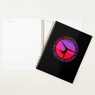 Agenda Gimnasia de Chicas Fuerza de Carácter Coraje
