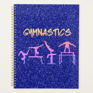 Agenda Gimnasia del Purpurina azul real