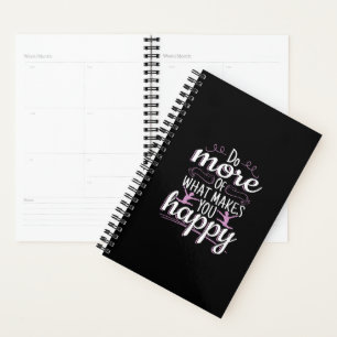Agenda Gimnasia Femenil - Frase Motivacional Feliz