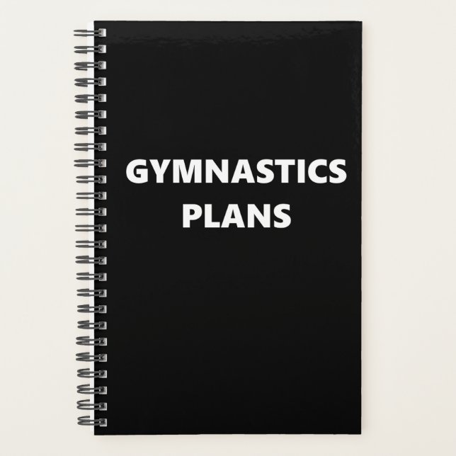 Agenda Gimnasia Planner Planes de Gimnasia Temática Depor (Anverso)