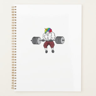 Agenda Gimnasio de Fitness de Levantamiento de Pesas Unic