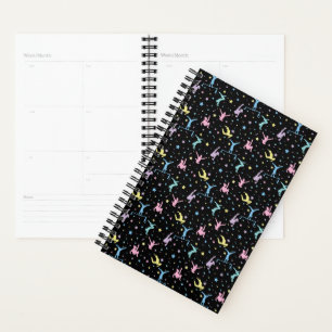 Agenda Gimnastas de gimnasia chica con estrellas