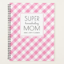 Gingham Super Homeschoa Mamá