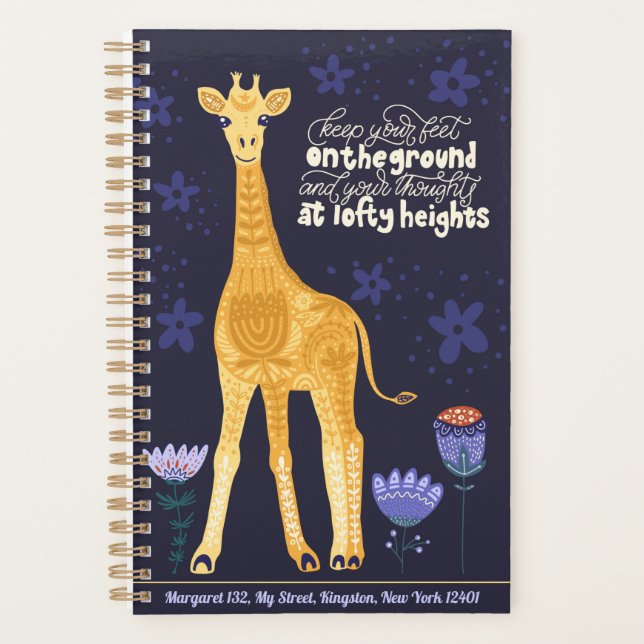 Agenda Giraffe mágica (Anverso)