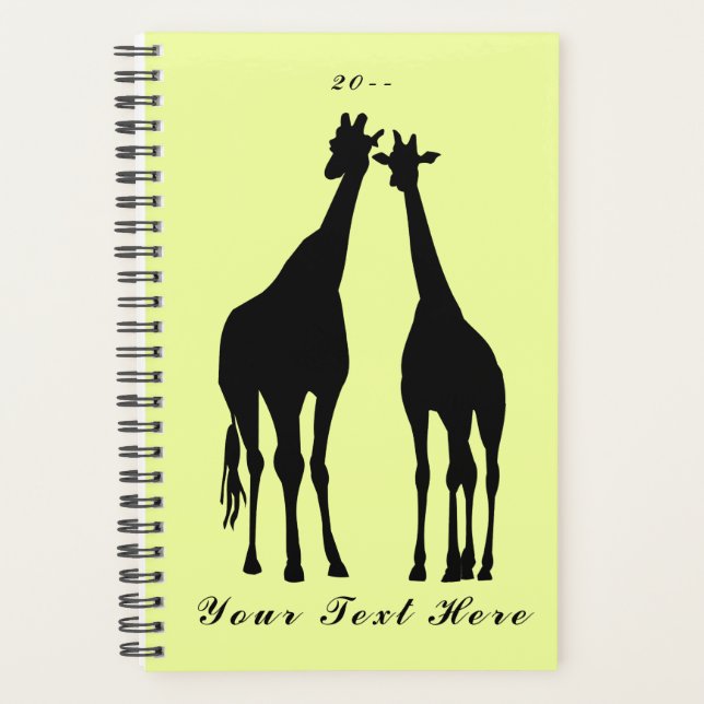 Agenda Giraffe - Personalizable + Añadir tu texto / nombr (Anverso)