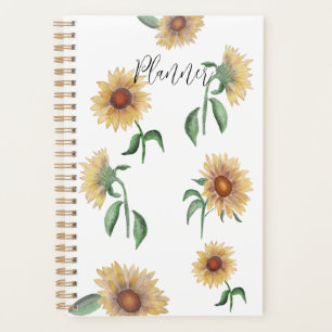 Agenda Girasol 5,5 x 8,5 Acuarela