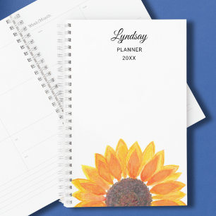 Agenda Girasol acuático personalizado