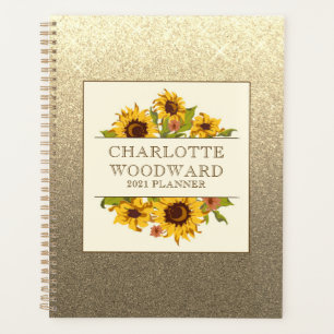 Agenda Girasoles personalizados 2021