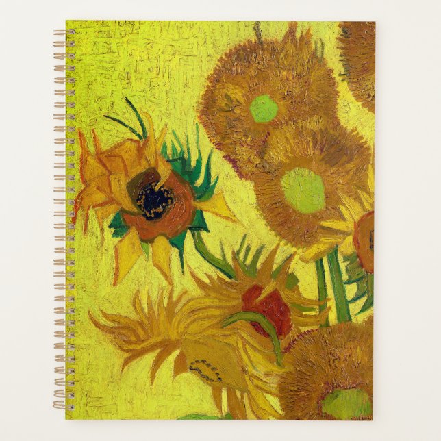Agenda Girasoles (Van Gogh) (Anverso)