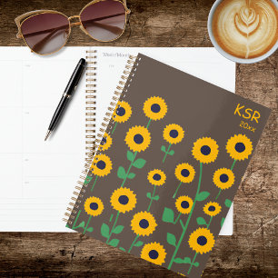 Agenda Girasoles Veraniegos Abstractos