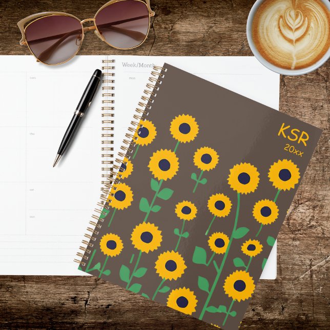 Agenda Girasoles Veraniegos Abstractos (Subido por el creador)