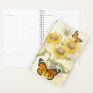 Agenda Girasoles y mariposas