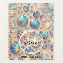 Agenda Girly Glam Opal Leopard Print Office School