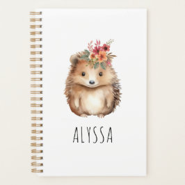 Agenda Girly Hedgehog Personalizado