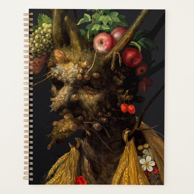 Agenda Giuseppe Arcimboldo - Cuatro estaciones en una sol (Anverso)