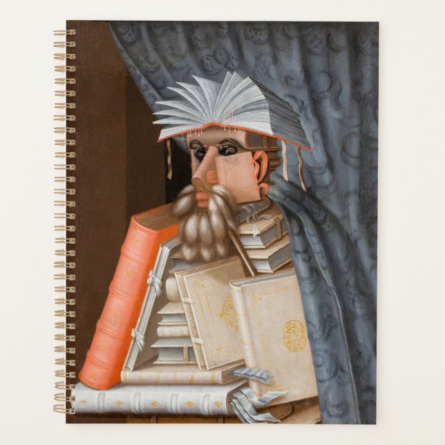Agenda Giuseppe Arcimboldo - La bibliotecaria (Anverso)